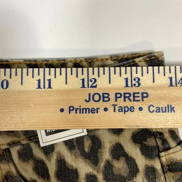 Judy Blue Leopard Animal Print Short Size Small New With Tag - Picture 5 of 7